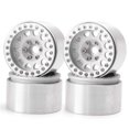 thumbnail image 3 of Rclions 4Pcs Aluminum Metal 1.9 Beadlock Wheels Rims 35Mm For Axial Scx10 Scx10 Ii D90 Trx4 1/10Th Rc Crawler Car, 3 of 4