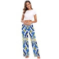 thumbnail image 6 of X-Large Women's Comfy Casual Pajama Pants Stretch Fabric Suitable for Yoga Pants Hippie Pants，The Best Holiday Gifts for Women Spanish Tiles, 6 of 7