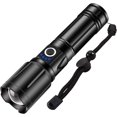 thumbnail image 1 of Lampe de Poche Rechargeable 120000 Lumens, Lampe de Poche la Plus Brillante avec 5 Modes Zoomable Imperméable, Lampe de Poche LED pour les Urgences, la Randonnée, le Camping, 1 of 7