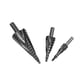 thumbnail image 5 of Pasajes Brocas Bits de carpintería Orificio triangular Perforador Espiral Acero de alta velocidad Portátil Reemplazable Punzonado Herramientas de mano Paquete de 3 Inevent TO001473-00, 5 of 7