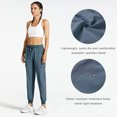 thumbnail image 4 of Pantalones cargo para mujer, ligeros, de secado rápido, para senderismo, entrenamiento atlético, salón, informal, al aire libre, 4 of 6