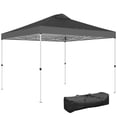 thumbnail image 1 of Outsunny Pop Up Canopy Waterproof 9.8' x 9.8', Dark Grey, 1 of 10