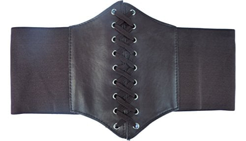 HOEREV® Elastic Wide Band Elastic Tied Waspie Corset Waist Belt