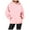 Pink, variant on Jamsmile Women Hoodies Autumn Casual Solid Color Hooded Long Sleeve Hoodie With Pockets Loose Fit Oversized Hoodie Tops
