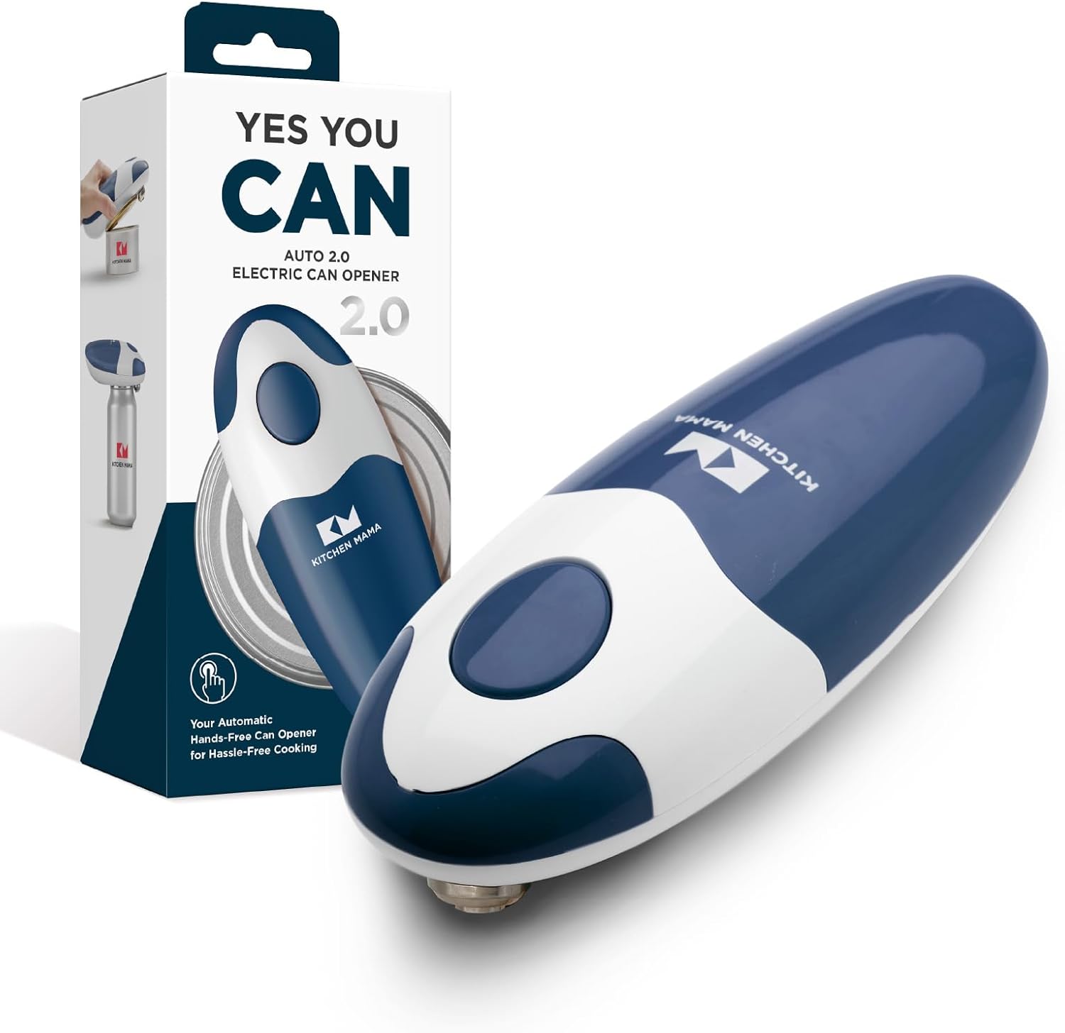 Kitchen Mama Auto 2.0 Electric Can Opener, Navy Blue photo 1