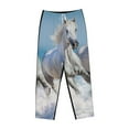 thumbnail image 4 of Daiia Horses Running Through The Water Women's Sleep Pant with Pockets and Drawstring,Pajama Pants-X-Large, 4 of 9