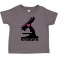 thumbnail image 3 of Inktastic Love Science Microscope and Heart Boys or Girls Toddler T-Shirt, 3 of 5