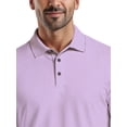 thumbnail image 4 of Ben Hogan Men's & Big Men's Performance Eco Mini Geo Jacquard Short Sleeve Polo Shirt, up to 5XL, 4 of 7