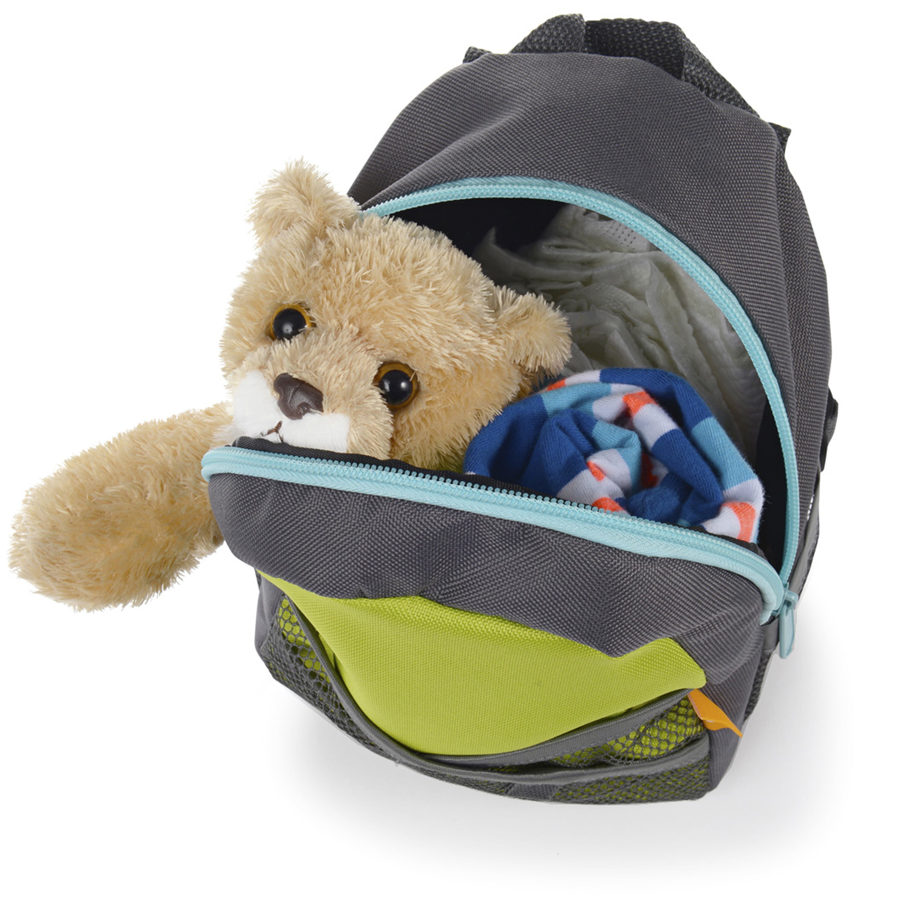 Munchkin Brica By-My-Side Safety Harness Backpack, Includes Adjustable  Chest Clip and Reflective Safety Strip for Nighttime Visibility, Owl