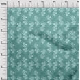 thumbnail image 2 of oneOone Polyester Lycra Fabric Leaves & Floral Block Printed Craft Fabric BTY 56 Inch Wide, 2 of 4