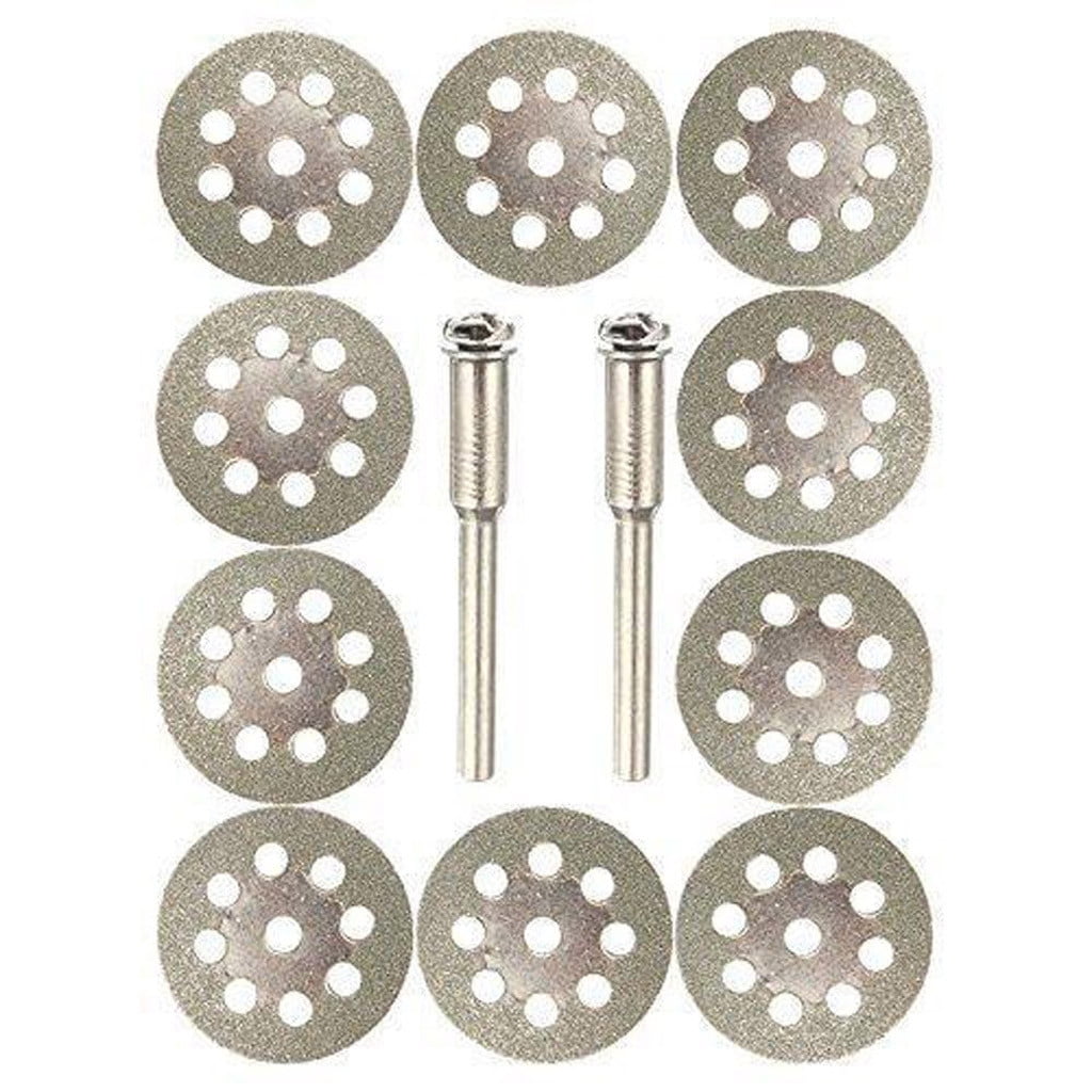 10Pcs Ultra-thin Diamond Cutting Wheel Saw Blades Rotary Cut Off Discs Tools Kit 