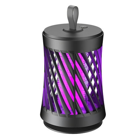 

3000V Electric Insects Lamp Camping Bugs Electrical Shock Night Light Indoor Living Room Desktop Wall Hanging Pest Control Black Rechargeable