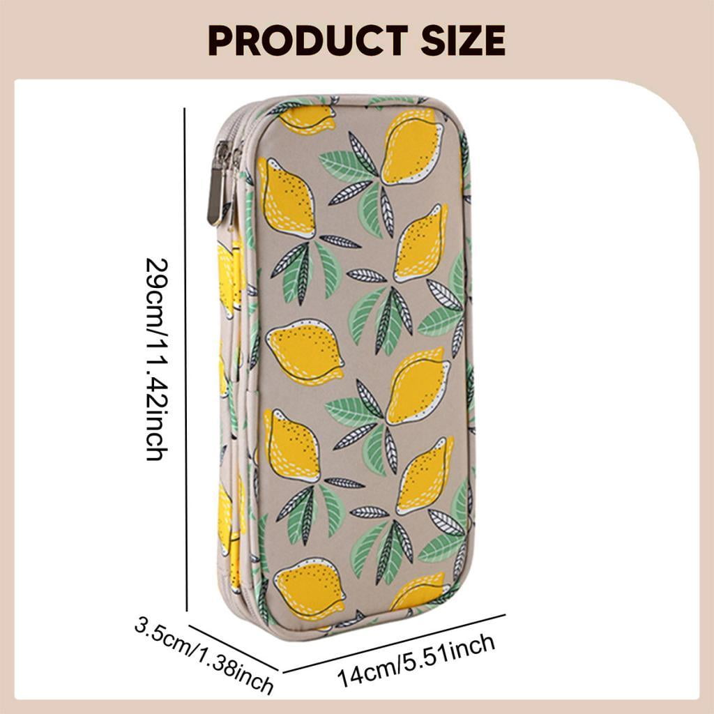 S SERENABLE Storage Bag for Knitting Needles, Organizer for Crochet Hooks, Sturdy Double-layered Crochet Hook Bag, Knitting Case for Embroidery