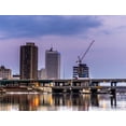 thumbnail image 2 of Noah Jigsaw Puzzle Cedar Rapids skyline with water 1000 pieces, 2 of 2
