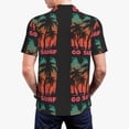 thumbnail image 4 of Balery Go Surfer Printed Men’s Short Sleeve Polo Shirt, Midweight Men's Shirt,Golf Polo shirts -Small, 4 of 9