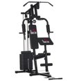 thumbnail image 1 of Soozier Multi Home Gym Machine w/ 143lbs Weights, Strength Training Equipment, 1 of 9