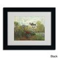 thumbnail image 2 of Trademark Fine Art "The Artist's Garden" Canvas Art by Claude Monet, Wood Frame, 2 of 5