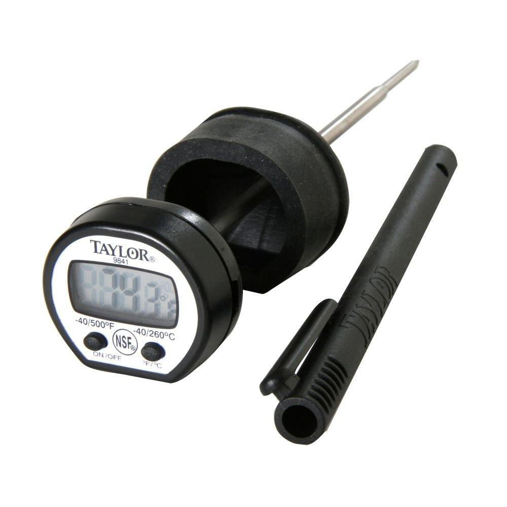 Taylor Precision 9841RB Instant Read Digital Pocket Thermometer, NSF By