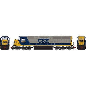 - Athearn Genesis HO Scale EMD SD45-2 Diesel Locomotive CSX Transportation #8263
