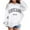 White, variant on FAOWME Girls Boys Hoodie Long Sleeve Soft Sweatshirt Graphic Hoody Kids Cute Pullovers Tops Pink 8-10 Years