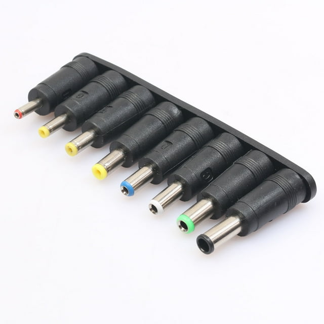 Cargador de corriente alterna 1 juego Adaptador para ordenador portátil Universal 8 piezas Adaptador con puntas para portátil