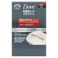 thumbnail image 2 of Dove Men Plus Care Body And Face Bar Soap, Deep Clean, 4.25 Oz, 4 Bars, 2 of 7