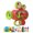 Red, variant on Kids Projector Toy Adjustable Projection Distance 12 Discs 96 Images Educational Learning Torch Flashlight with Stand Theater Gift for Boys Girls