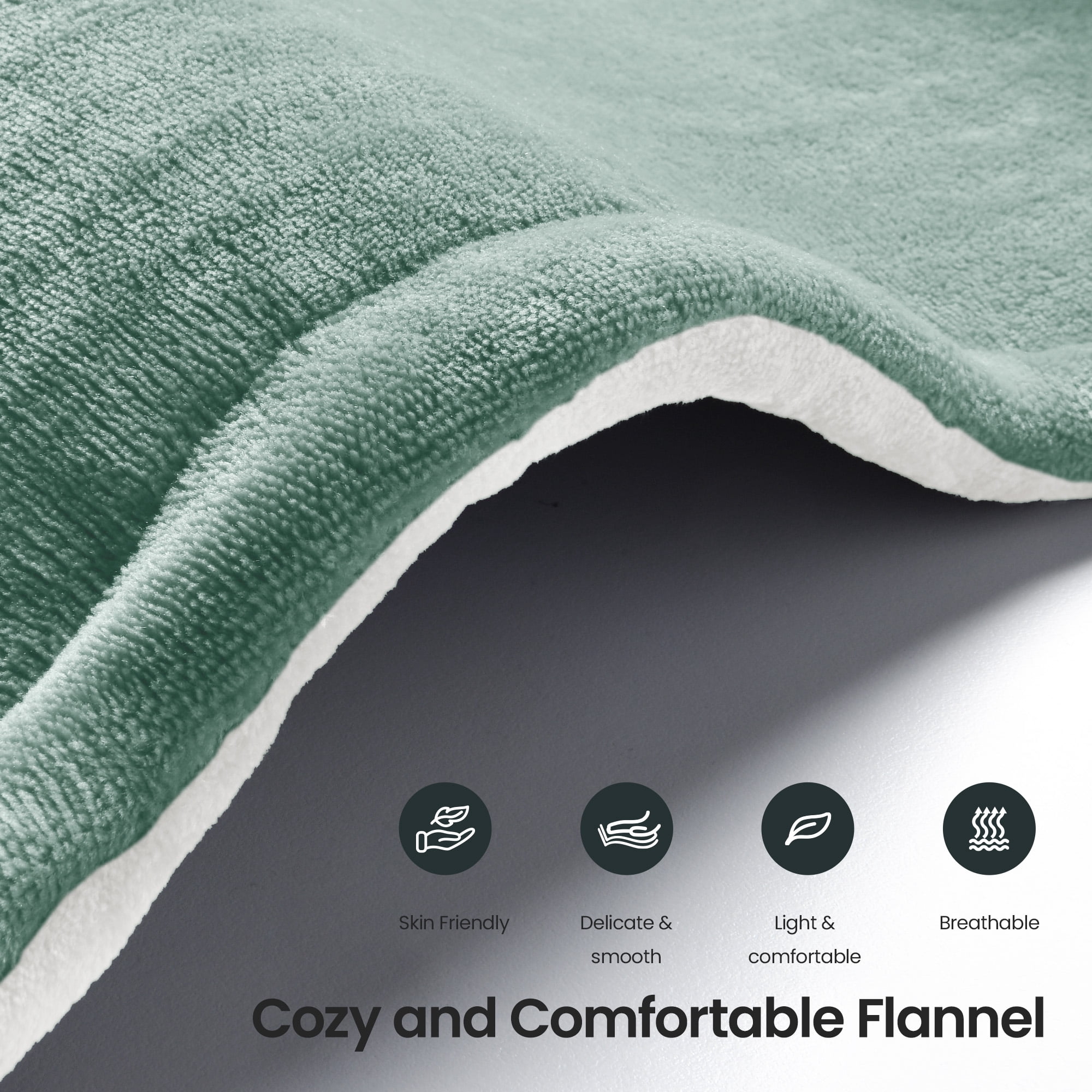 RENPHO Extra Large Heating Pad for Shoulders Neck and Back, 9 Temperature Settings, FSA HSA Eligible, 19"x 24"，Birthday Mothers Day Gifts for Women Men, Green