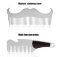thumbnail image 5 of Kit de Barbe 6 Pcs Couteau de Rasage Lame Brosse à Barbe Ciseaux Sac de Rangement Ensemble de Modélisation, 5 of 5