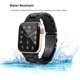 thumbnail image 5 of Compatible con Apple Watch Band 38Mm 40Mm 42Mm 44Mm Thin Light Resin Correa Pulsera con hebilla de acero inoxidable Reemplazo para Iwatch Series 7 6 5 4 3 2 1 Se (Negro/Negro, 38/40/41Mm) Namotu CZDZ-HY207-3, 5 of 7