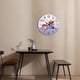 thumbnail image 4 of Reloj de pared con diseño de girasol retro europeo de 30 cm, reloj de pared decorativo para el hogar y la sala de estar., 4 of 4