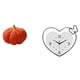 thumbnail image 1 of Cojín De Peluche Con Forma De Corazón De Calabaza De Halloween, Reloj Decorativo Para Sofá, Arte De Pared Creativo Para Dormitorio, Sala De Estudio, Cafetería, Decoración De Oficina, 1 of 8