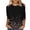 Black 01, variant on DeHolifer Womens Tops Dressy Casual Scoop Neck 3/4 Sleeve Shirts Graphic Comfy 1/2 Sleeve Top Vintage Shirt Spring Outfit Khaki 4XL