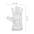 thumbnail image 2 of 1 par de guantes de lentejuelas, guantes de malla con purpurina, manoplas de baile con lentejuelas, guantes brillantes para disfraces, cosplay, fiestas, patinaje sobre hielo., 2 of 7