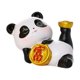 thumbnail image 4 of Figura de panda, escultura de resina de animal, decoración para el salpicadero del coche, adorno para el escritorio. Estilo H, 4 of 9