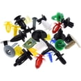 thumbnail image 4 of 500 Uds Clips de nailon para parachoques de coche mezclados para GM Ford Chrysler Toyota Lexus Honda Acura Dodge Jeep RV, 4 of 5