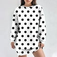 thumbnail image 2 of Summer Casual Dress,Ladies Fashionable and Casual Fall and Winter Round Neck Long Sleeved Printing Dress, 2 of 6