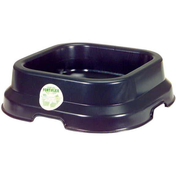 Fortex-Fortiflex SBP-10 Block Pan, Polyethylene/Rubber, Black