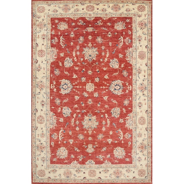 Ahgly Company Machine Washable Indoor Rectangle Traditional Brown Area Rugs, 2' x 3'