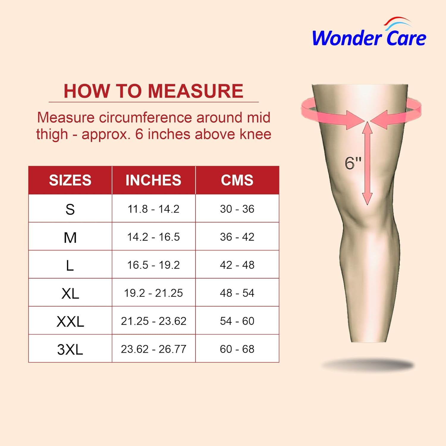 Wonder Care Knee Immobilizer Brace for Knee support for dislocation injuries ligament tear wraparound knee stabilizer splint for men & women (19” long) Grey-S