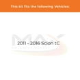 thumbnail image 2 of MAX Advanced Brakes - Brake Kit For 2011-2016 Scion Tc | Carbon Ceramic Brake and Rotor Kit Front and Rear | Daily Driving OE Replacement Brake Rotors, 2 of 9
