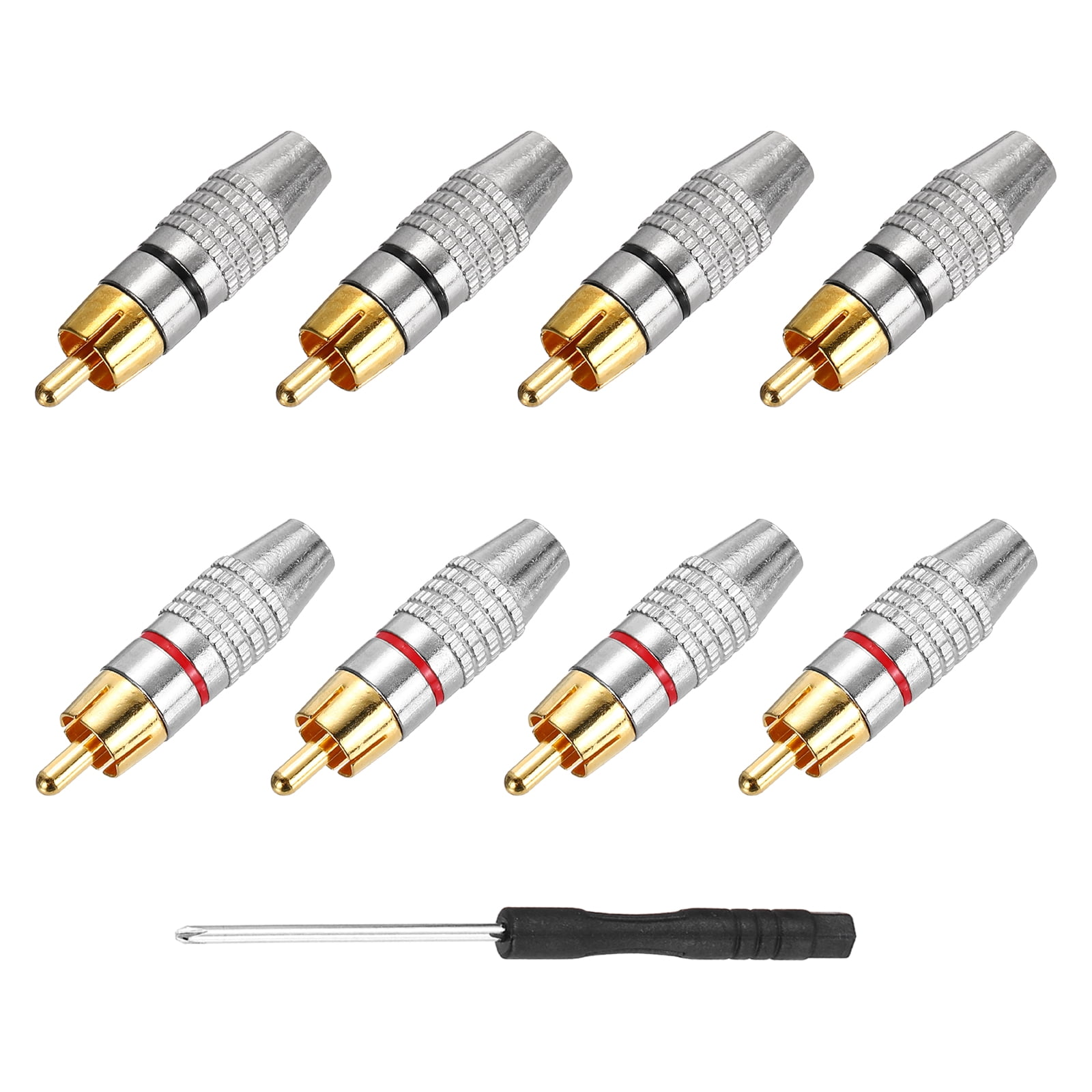 Vergulde Banaanstekkers Set 4 Stuks - 24K Gold Plated Speakerpluggen Hifi Speakerkabel Connectors Schroefbare Banaanpluggen Rood Zwart Audio Accessoires Voor Ve Vergulde Banaanstekkers Set 4 Stuks - 24K Gold Plated Speakerpluggen Hifi Speakerkabel Connectors Schroefbare Banaanpluggen Rood Zwart Audio Accessoires Voor Ve