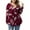 5, variant on Women's Plus Size Tops Blouses Long Sleeve Button Up V-neck Tunic Shirts, M-4XL
