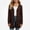 Brown, variant on Girls Sweater Jacket Loose Fit Winter Warm Thin Long Sleeve Cardigan Khaki Size 9