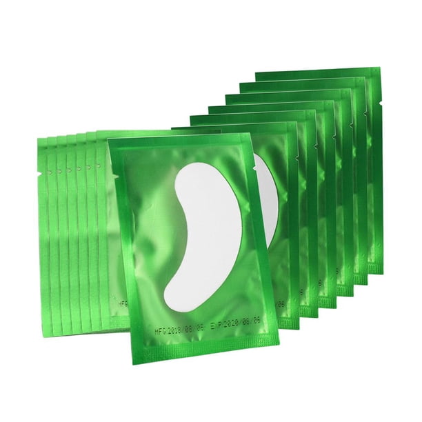 50 Unids / Set Almohadils para Ojos de Pestañas s de de Ojos s de Maquilje - Verde, 22x11x3cm Sunnimix almohadillas de pestañas