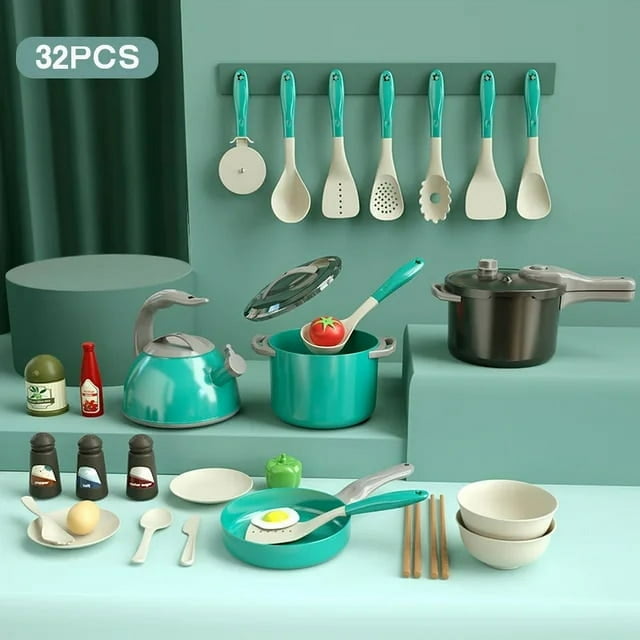 Children Play House Kitchen Girls Toys Kitchen Items Rice Cooker Cooking Miniature Food Simulation Utensils Kids Kitchen Toy Set