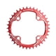 thumbnail image 1 of Eigraketly Platos anchos y estrechos redondos 36T CNC rueda de cadena de bicicleta de montaña 4 agujeros piezas de placa de anillo de Ciclismo Rojo 38T, 1 of 6
