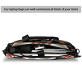thumbnail image 3 of Herdesigns Modern Bowling Ball Laptop Bag for Women Men, Computer Case Briefcase Messenger Bags, 15-15.6 inch Laptop Sleeve Shoulder Bag, 3 of 8