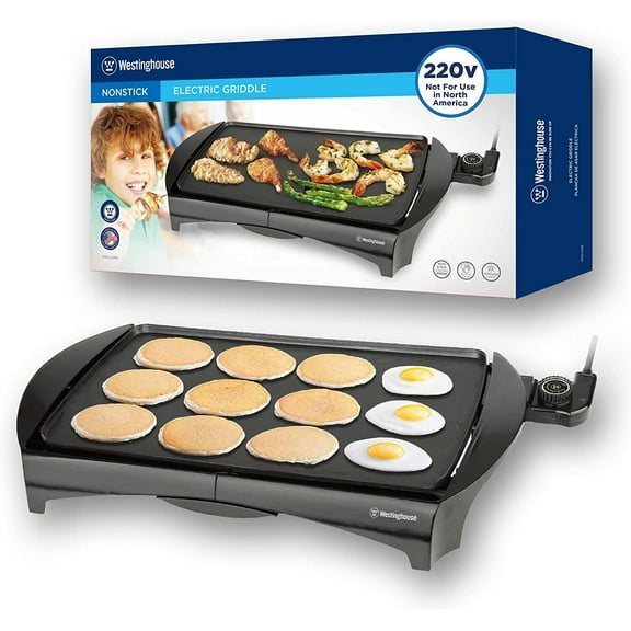 Westinghouse 220 volt griddle Family Size grill 220 Volts (NOT FOR USE In USA)