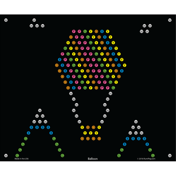 Lite Brite Refills for Ultimate Classic Magic Screen Toy (7x8) - Cars  Trucks & Airplanes Template - 10 Pack - Walmart.com
